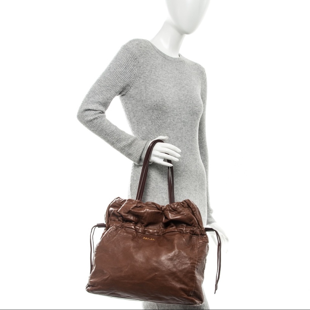 Chic Prada Nappa Antique Shoulder Bag